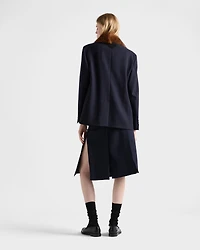 Single-breasted rush stitch jacket