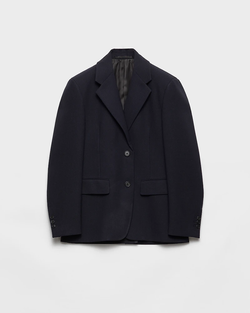 Single-breasted rush stitch jacket