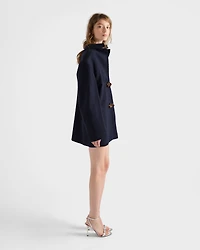 Shetland wool jacket with jewel buttons