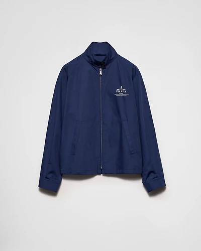 Poplin blouson jacket