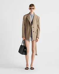 Single-breasted twill jacket