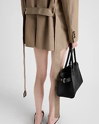 Single-breasted twill jacket