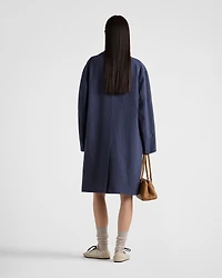 Single-breasted double cotton coat