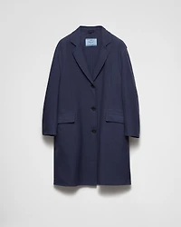 Single-breasted double cotton coat