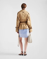 Cotton twill trench jacket
