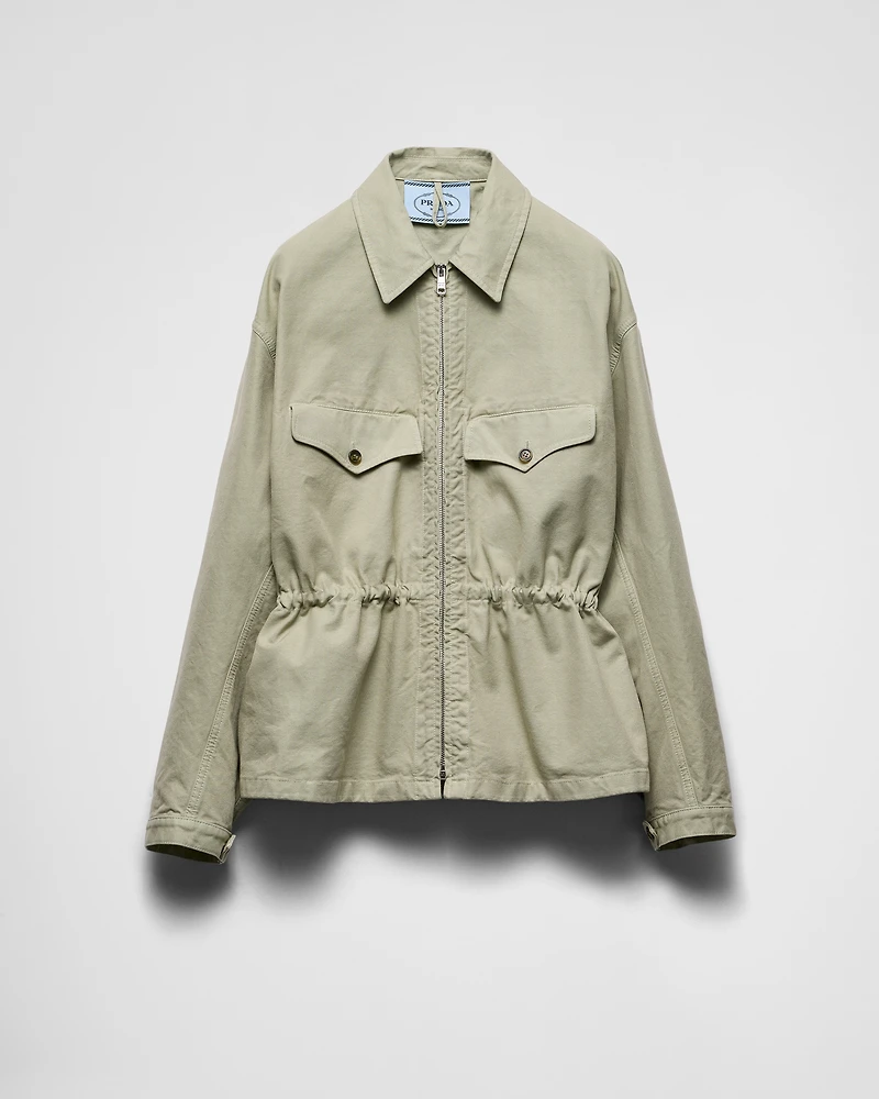 Old canvas blouson jacket