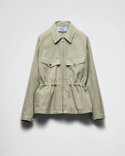 Old canvas blouson jacket