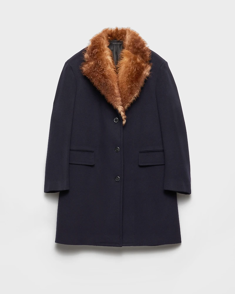 Single-breasted cloth coat