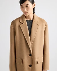 Long cashgora coat