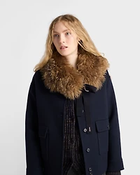 Double cashwool jacket