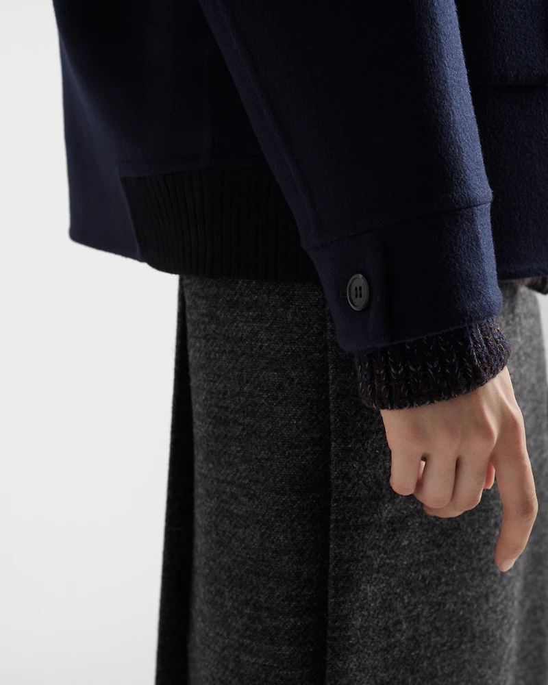 Double cashwool jacket