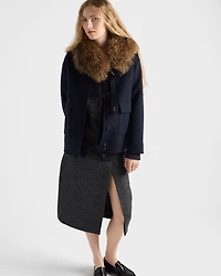 Double cashwool jacket