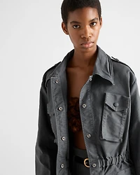 Old cotton safari jacket