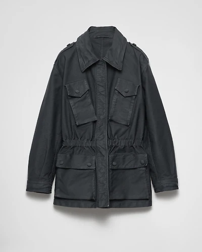 Old cotton safari jacket