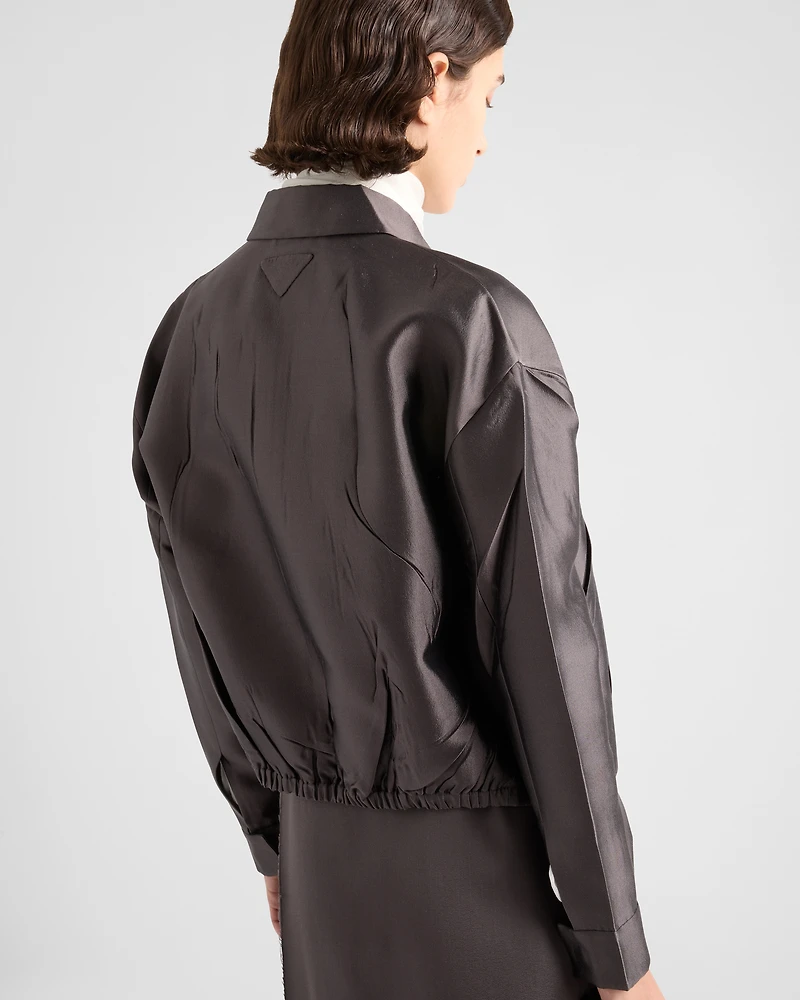 Silk and wool jacket