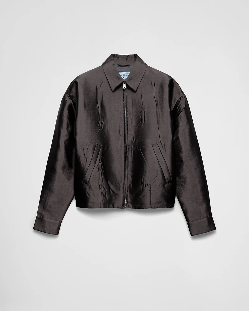 Silk and wool jacket