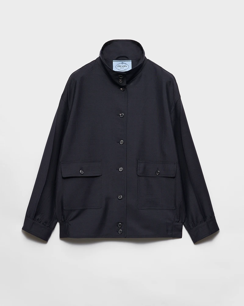 Kid mohair jacket