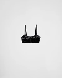 Satin bra top