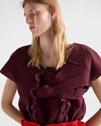 Shetland wool top
