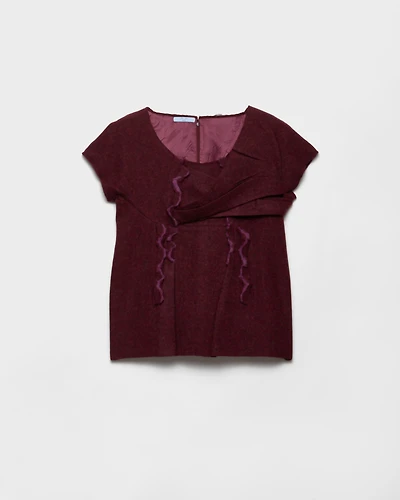 Shetland wool top