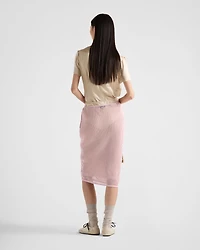 Satin crepe top