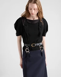 Cady crepe top