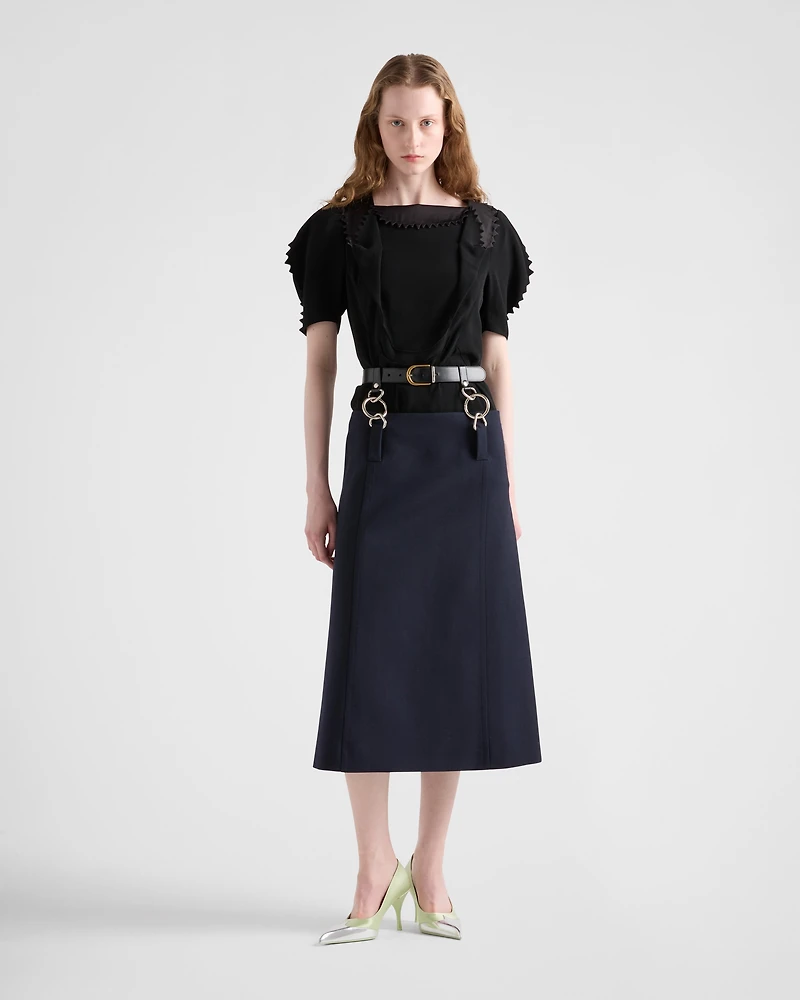 Cady crepe top