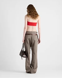 Double natté bandeau top