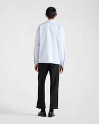 Cotton zipper shirt