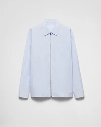 Cotton zipper shirt