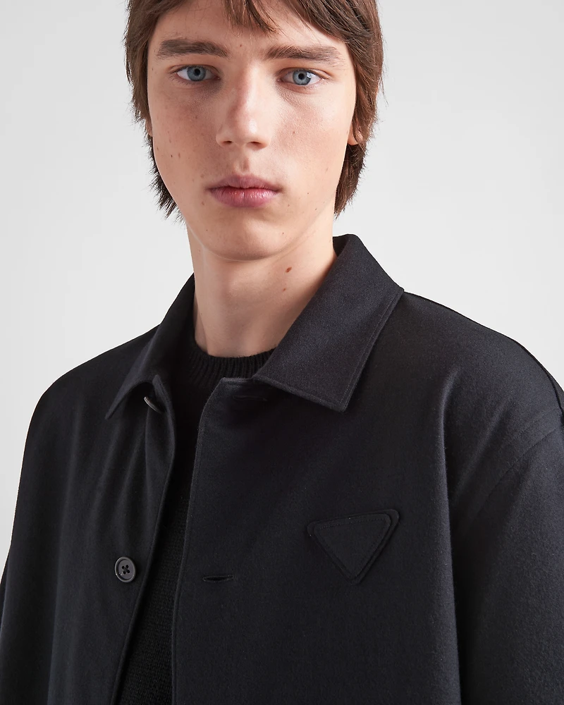 Wool and cashmere shirt