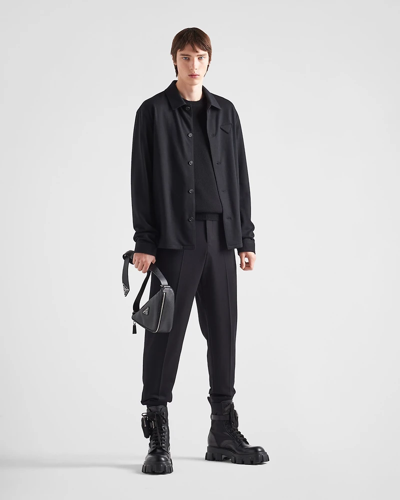 Wool and cashmere shirt