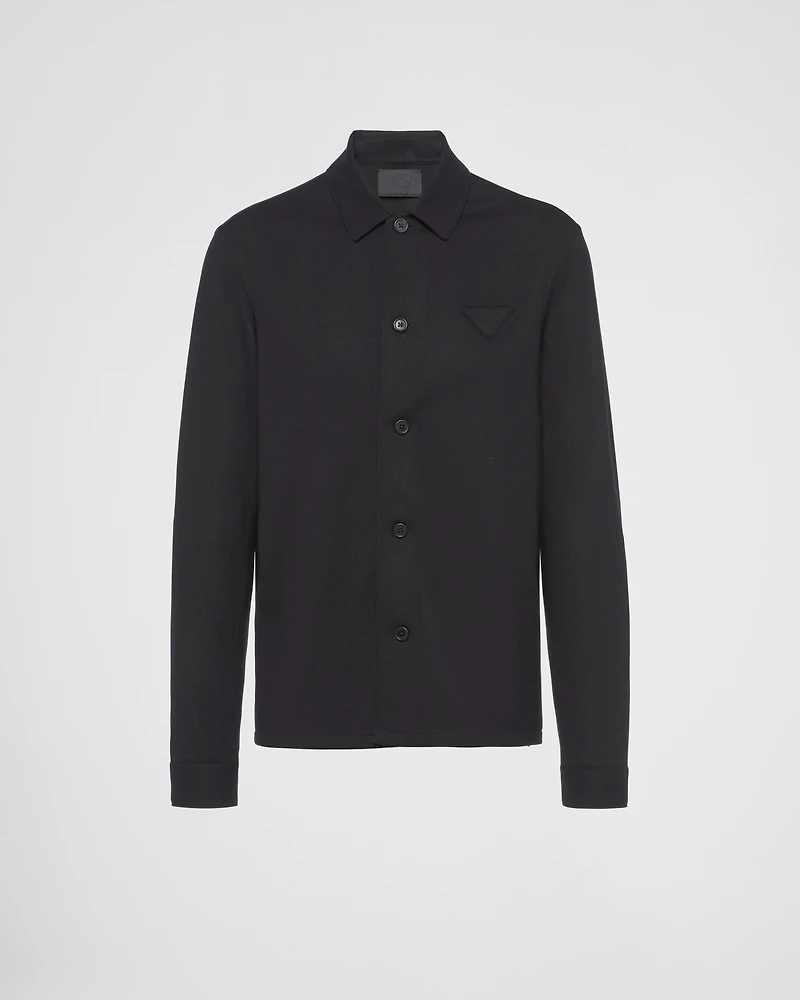 Wool and cashmere shirt
