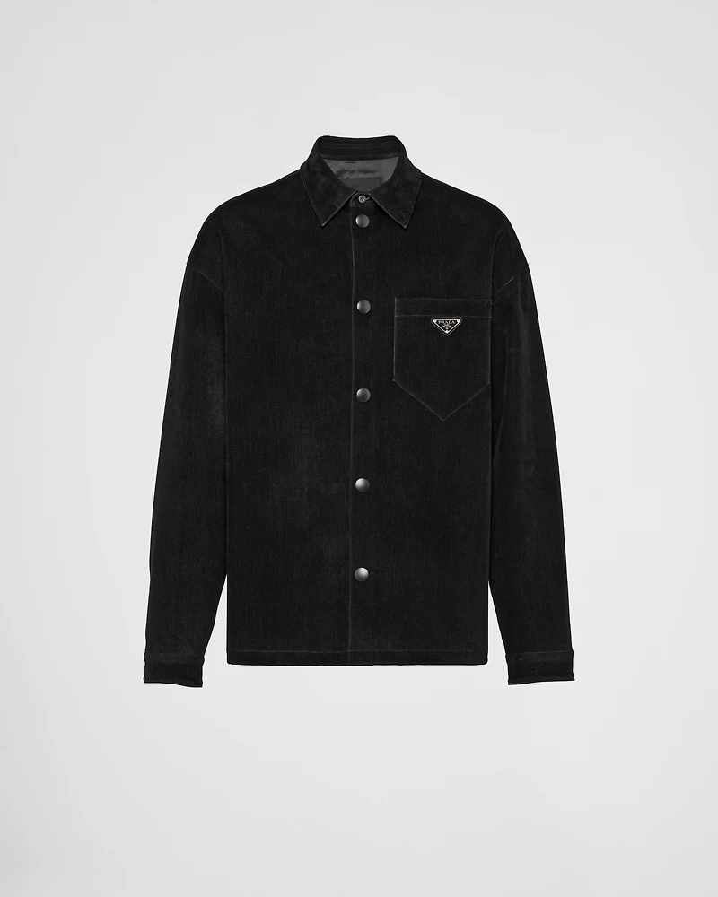 Stretch cotton shirt