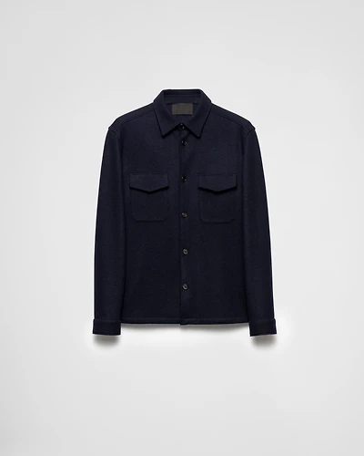Wool and cashmere shirt