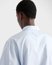 Short-sleeved cotton shirt