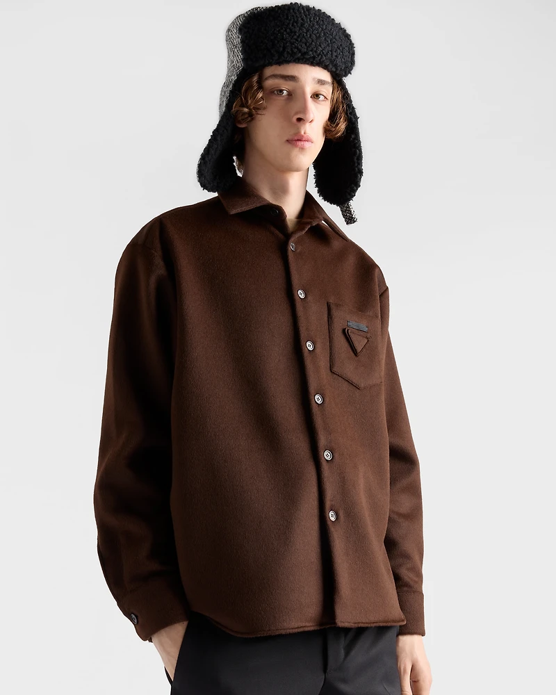 Wool and cashmere shirt