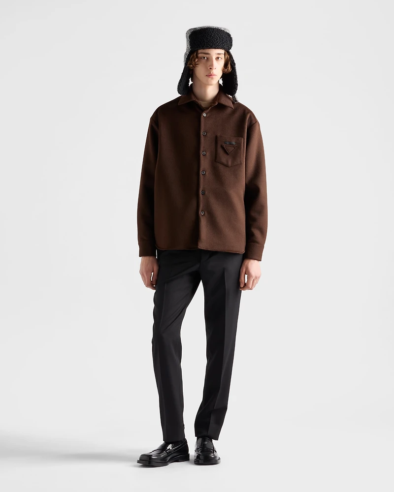 Wool and cashmere shirt