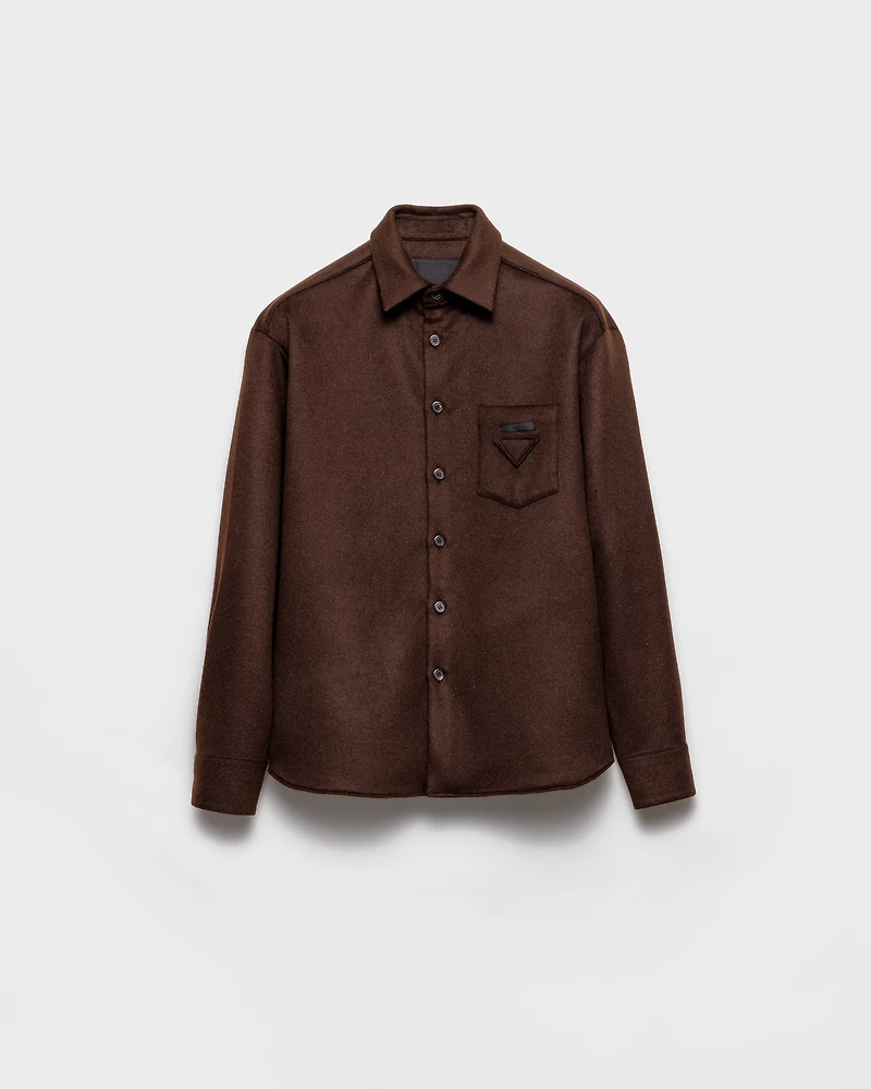 Wool and cashmere shirt