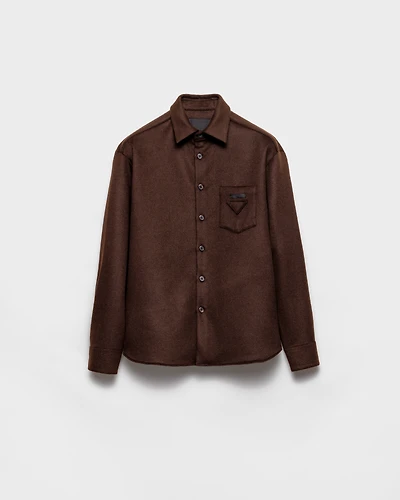 Wool and cashmere shirt