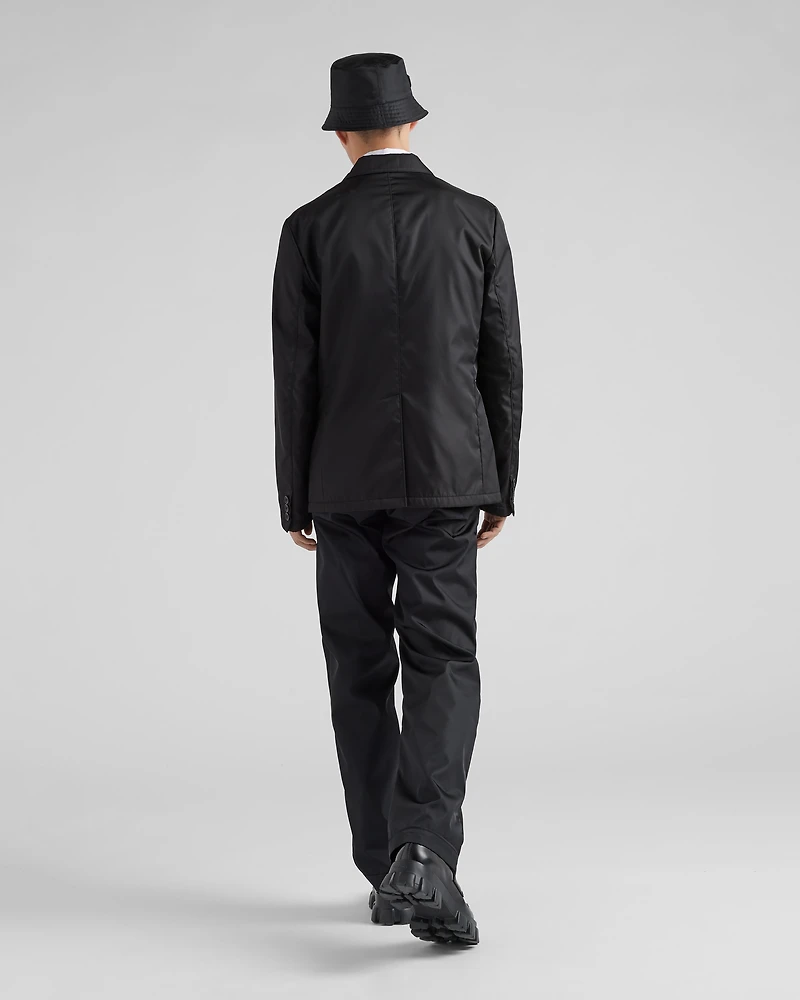 Re-Nylon single-breasted jacket