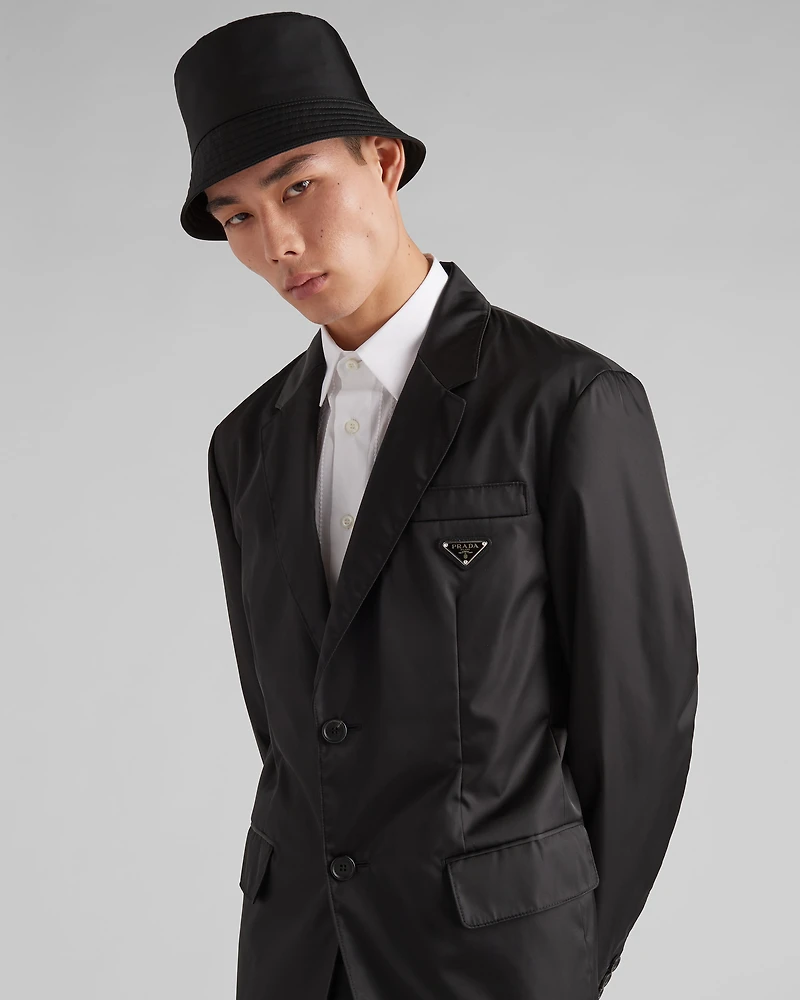 Re-Nylon single-breasted jacket