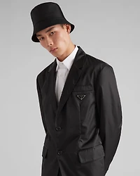 Re-Nylon single-breasted jacket