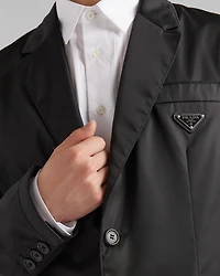 Re-Nylon single-breasted jacket