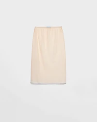Cotton tulle slip