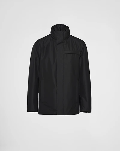 Technical fabric blouson jacket