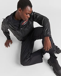 Light Re-Nylon hooded jacket