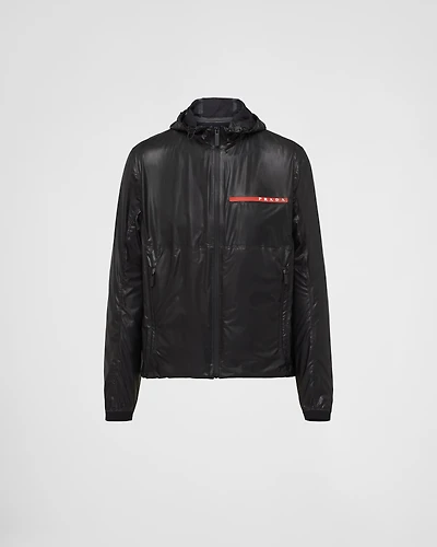 Light Re-Nylon hooded jacket