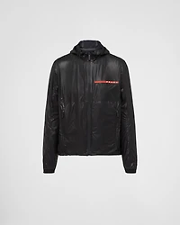 Light Re-Nylon hooded jacket