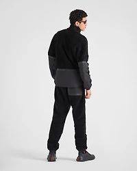 Recycled fleece technical jacket